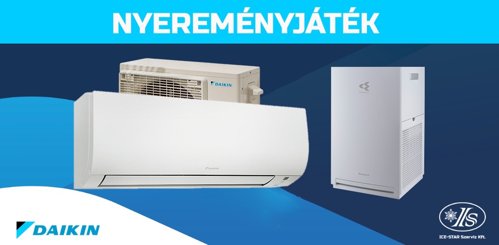 Nyerjen DAIKIN klímát vagy egy légtisztítót a Bor-és Jazz napokon!